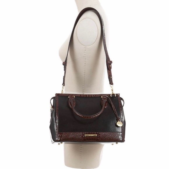 Brahmin Quincy Collection Schooner Satchel - Picture 4 of 4